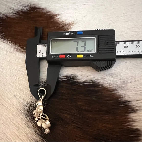 ❤️ White Buffalo Brushed Sterling 925 Navajo Style Southwestern Elegant Pendant - Picture 10 of 13